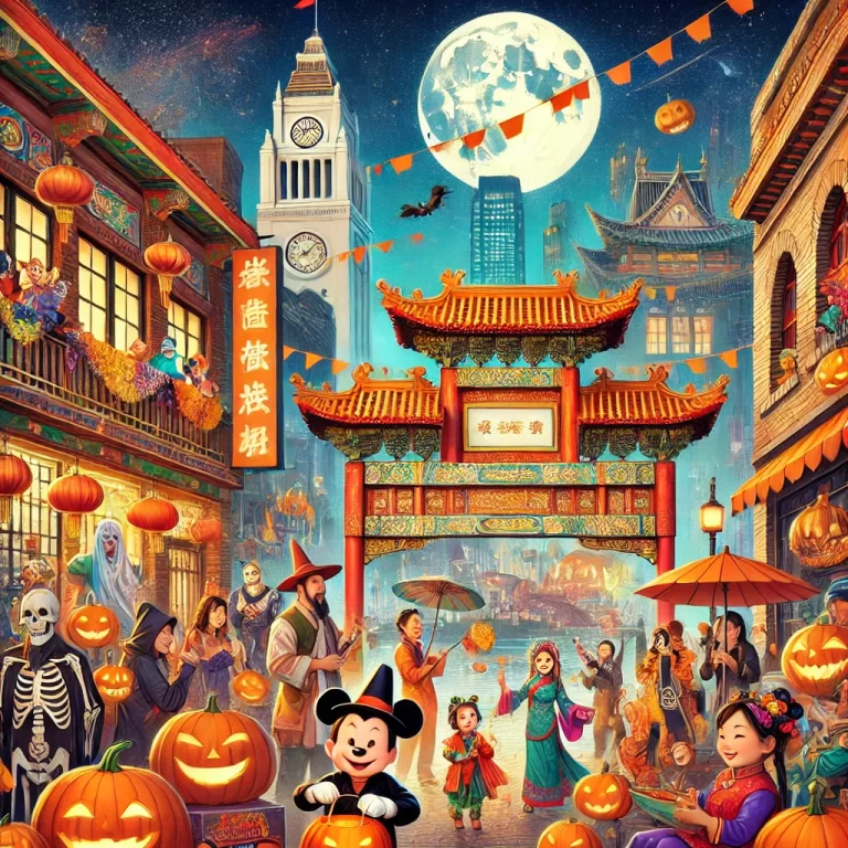 2024年加利福尼亚州华人社区的万圣节庆祝活动